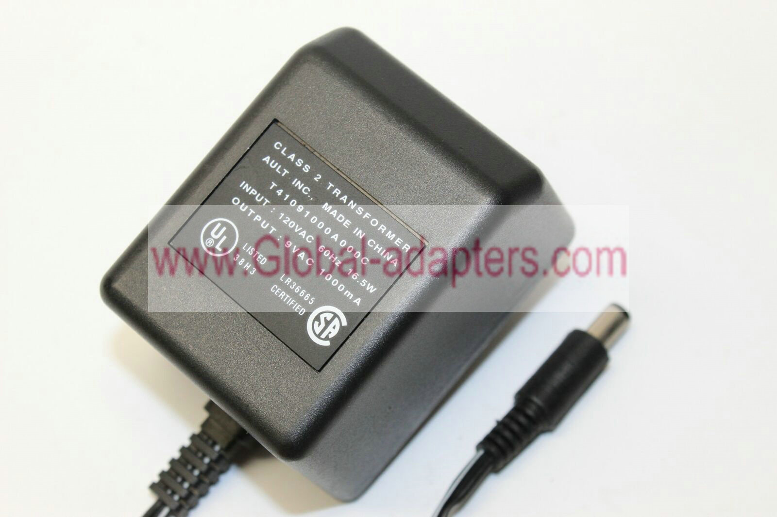 New Ault T41091000A000C 9VAC 1000mA Class 2 Transformer Power Supply Adapter - Click Image to Close